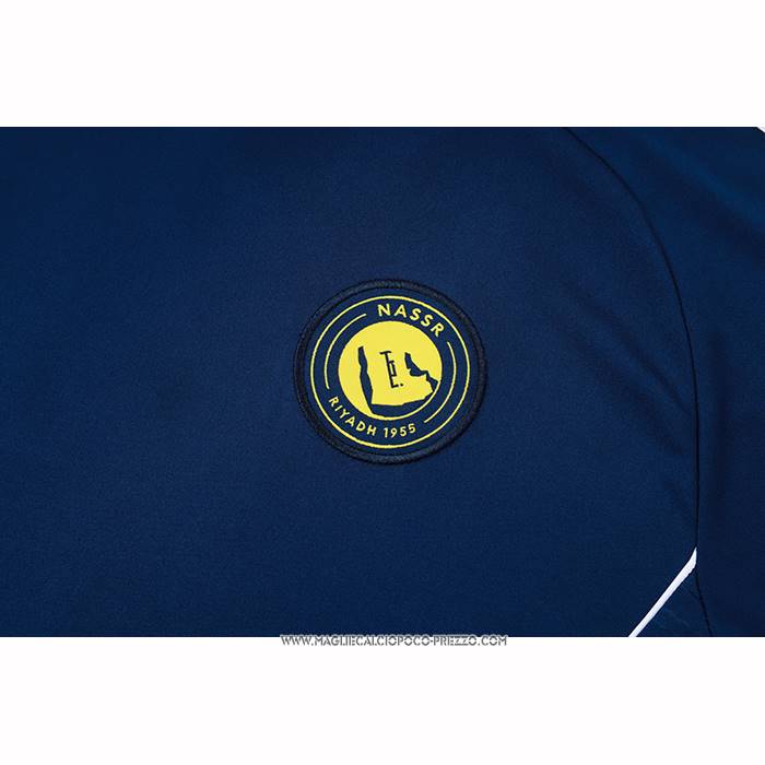 Tuta da Track Al Nassr 25/26 Manica Corta Blu - Pantaloncini